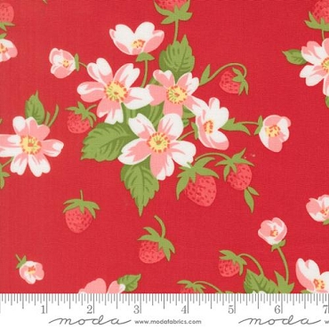 Bloomsberry - Red - 55350-18 - by Camille Roskelley - Moda - 100% Cotton